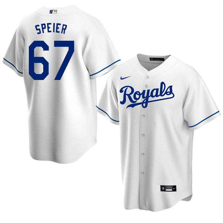 Nike Men #67 Gabe Speier Kansas City Royals Baseball Jerseys Sale-White